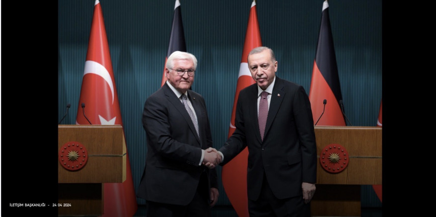 Almanya Cumhurbaşkanı Steinmeier Ankara’da, Cumhurbaşkanı Erdoğan ile görüştü