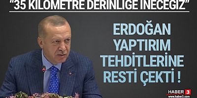 Cumhurbaşkanı Erdoğan, yaptırım tehditlerine resti çekti