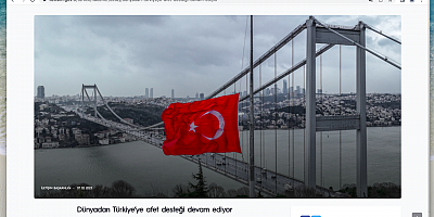 Dünyadan Türkiye’ye afet desteği devam ediyor