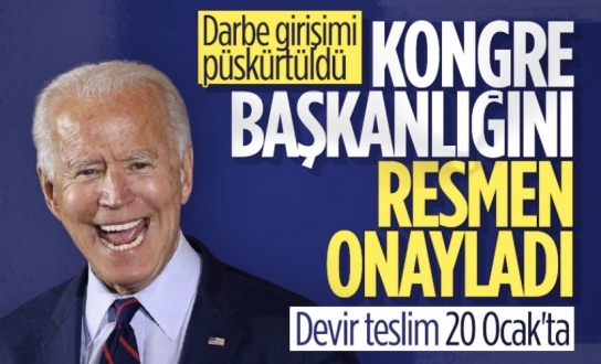 Biden, resmen ABD Başkanı oldu