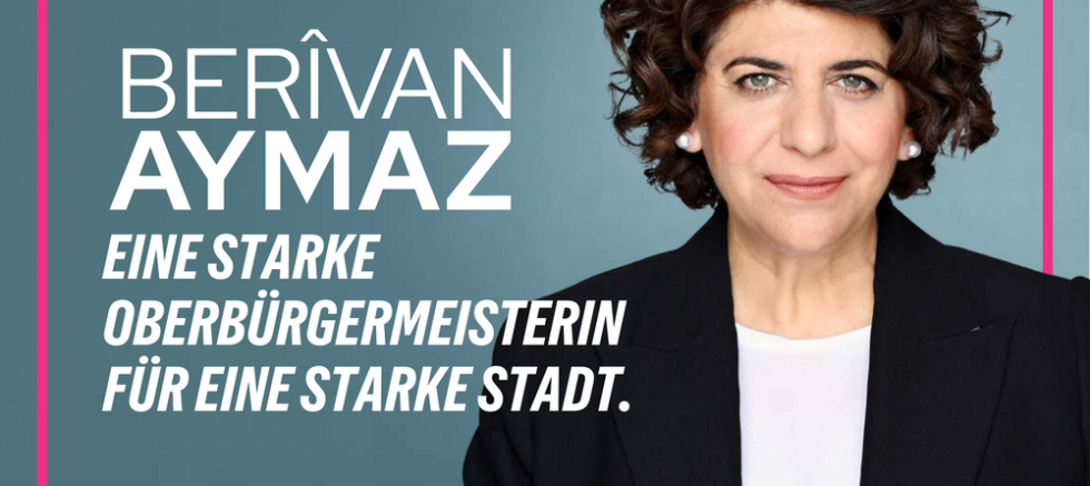 İlk turda birinci seçilen Berivan Aymaz Köln Belediye Başkanı seçilemedi
