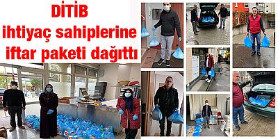 DİTİB ihtiyaç sahiplerine iftar paketi dağıttı