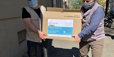 Hasene Derneğinden Berlin'de ihtiyaç sahiplerine gıda yardımı